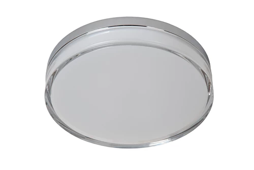 Lucide PLANO - Plafonnier Salle de bains - Ø 28 cm - LED Dim. - CCT - 1x16W 2700K/4000K - IP44 - Opalin - éteint